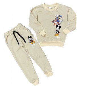 Детский костюм с начесом Belm Disney, бежевый, 34 (116-122 см) 1619&ndash;B 1619-СС фото